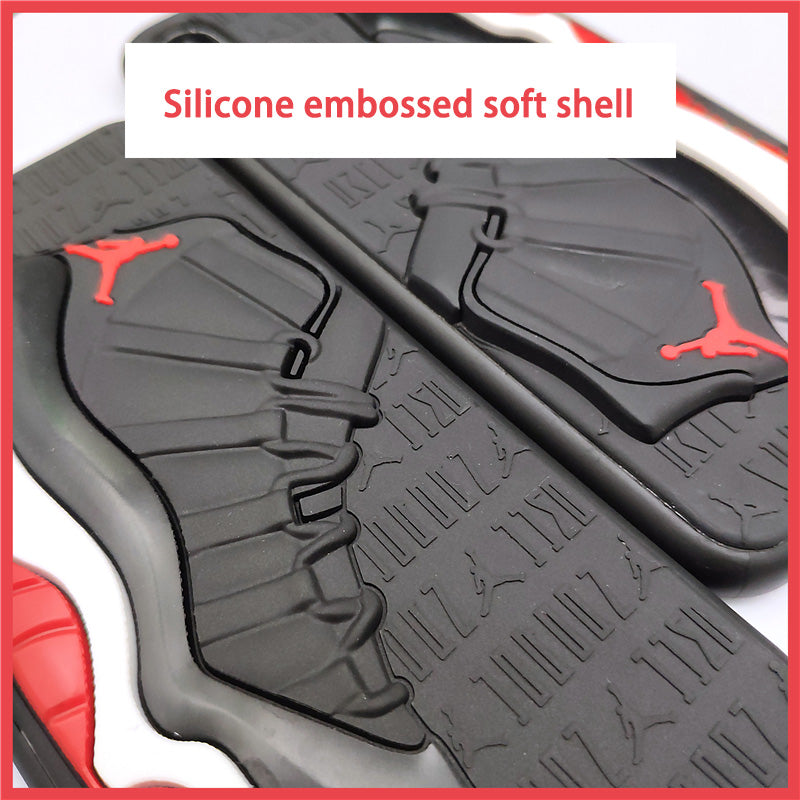 Tide NBA Sport 3D Basketball Shoes Air Dunk Jordan Sneaker Couple Phone Case for iphone 6 6S 7 8 Plus X 10 XS XR MAX Soft Cover