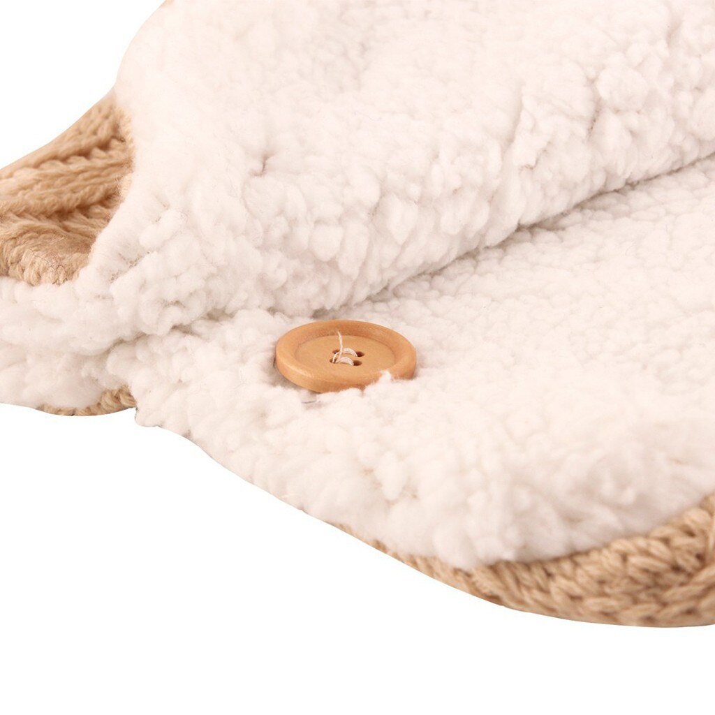 Infant Baby Swaddle Sleeping Bag Cute Soft Sleep Sack Stroller Wrap+Stroller Gloves