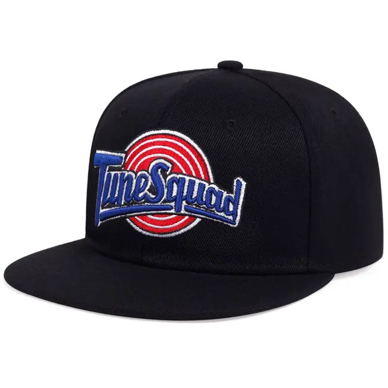 Hip hop flat brimmed hat rabbit embroidery street dance baseball cap sports basketball sun hat