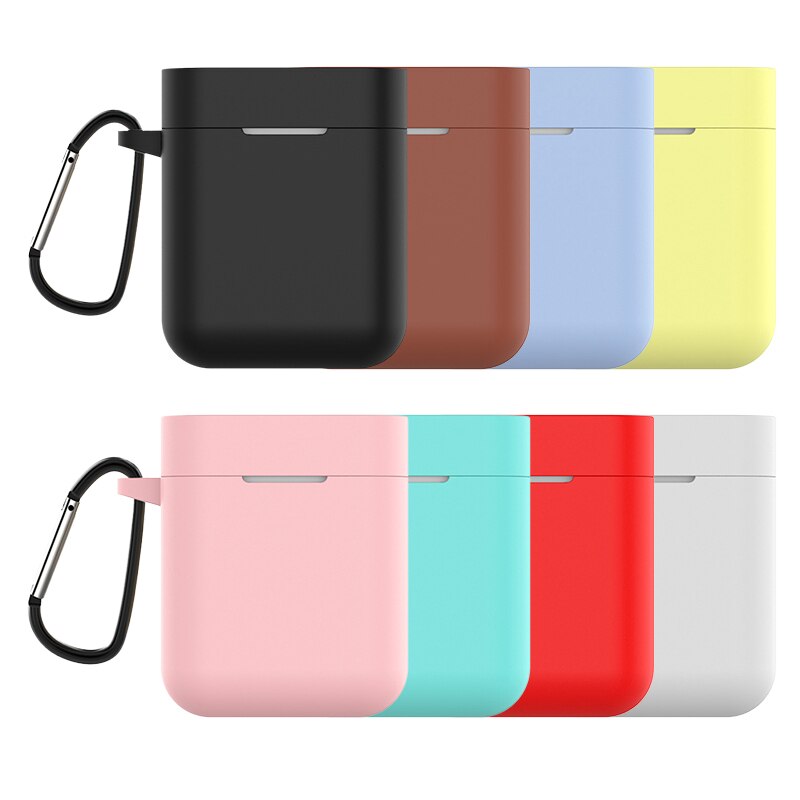 New Hot Sell Silicone Protective Cover Earphone Case For Xiaomi Air TWS Bluetooth Earphone Fashion Version Wireless Carabine