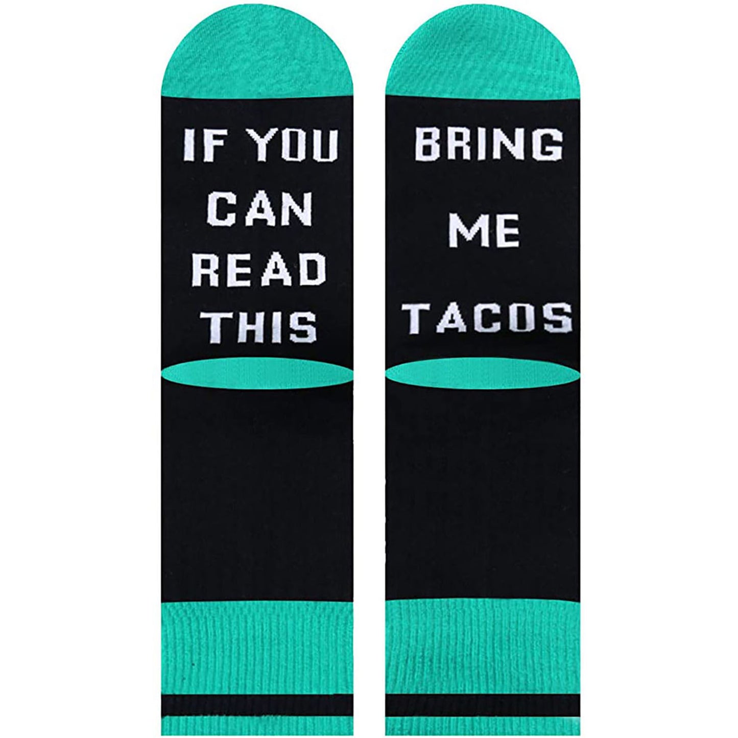 IF YOU CAN READ THIS Socks European And American Mid Tube Socks Letter Casual Winter Socks