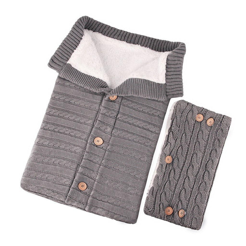 Infant Baby  Swaddle Sleeping Bag Cute Soft Sleep Sack Stroller Wrap+Stroller Gloves