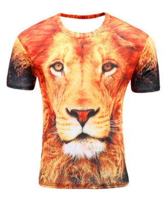 Print Short sleeved Tees Men Black And White Vertigo Hypnotic colorful Printing 3D T shirt