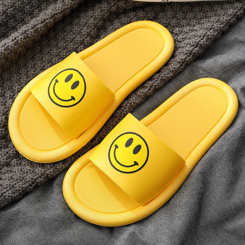 Summer Slippers Women Wear Bathroom Bath Non-Slip Home Household Couples Indoor Cartoon Cute Sandals And Slippers To Go Out